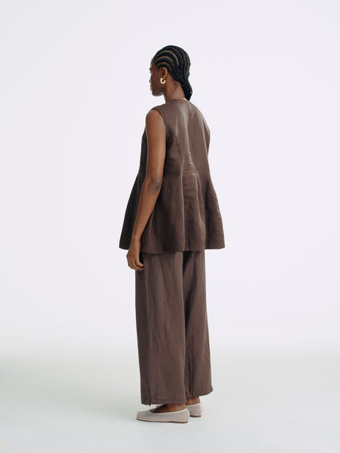 LT26053 A-Line Button Vest