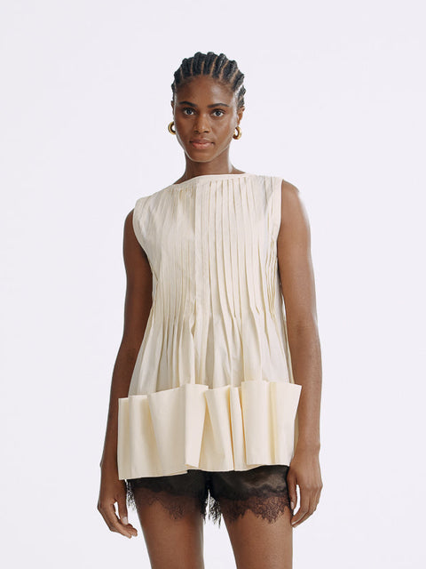 LT26061 Pintuck Volume Top