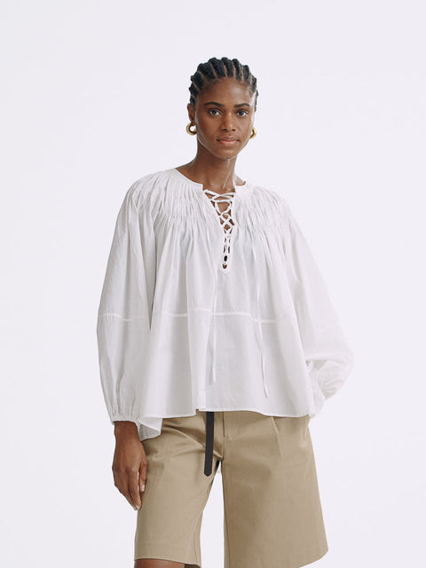 LT26051 Gathered Blouse