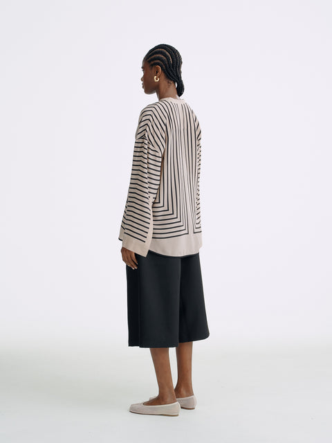 LT26060 Silk Striped Shirt