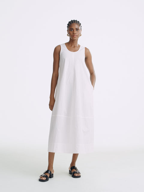 LT26058 Sleeveless Dress with Back Tie