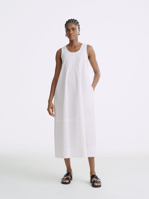 LT26058 Sleeveless Dress with Back Tie