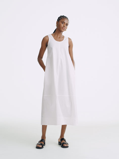 LT26058 Sleeveless Dress with Back Tie