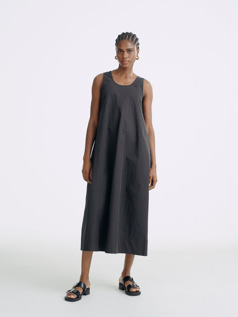 LT26058 Sleeveless Dress with Back Tie