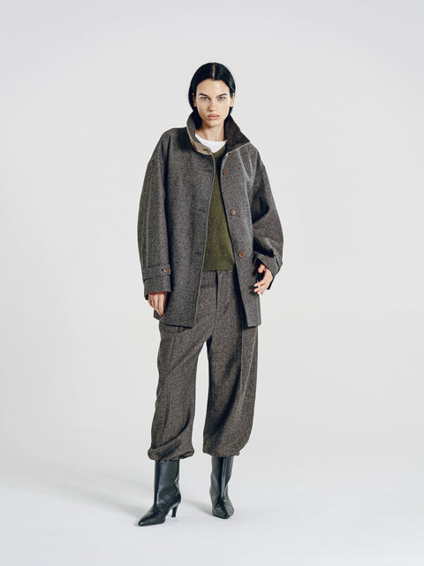 August Wool Belted Coat