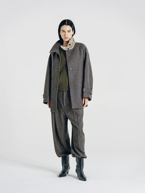 August Wool Belted Coat