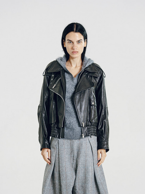 Bowie Leather Biker Jacket