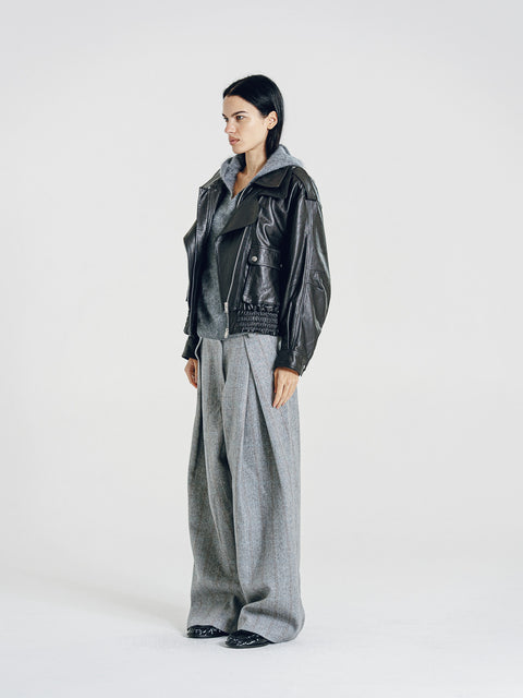 Bowie Leather Biker Jacket