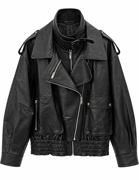 Bowie Leather Biker Jacket