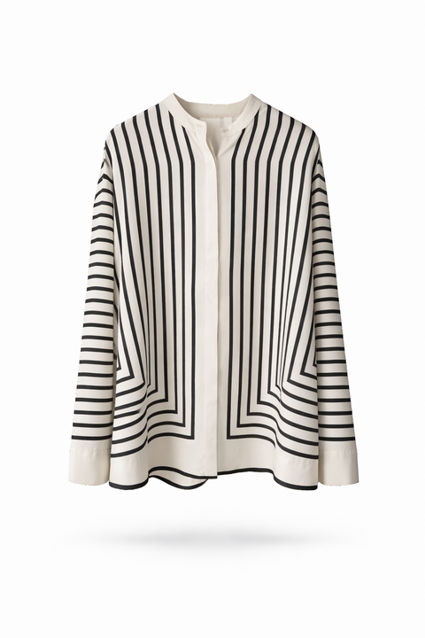 LT26060 Silk Striped Shirt