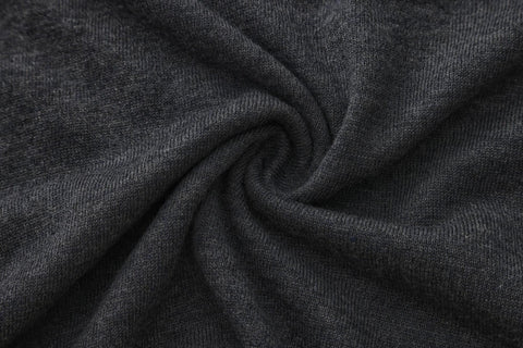 Sora Two tone Wool Blend Knit Top Gray