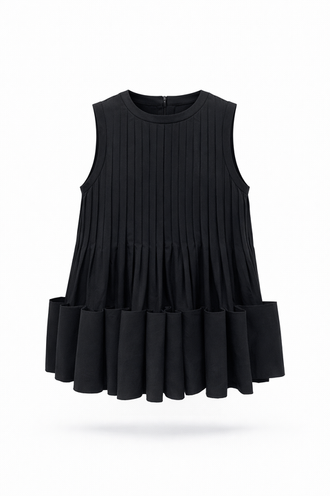 LT26061 Pintuck Volume Top