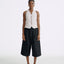 LT26039 Cropped Pants with Belt