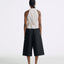 LT26039 Cropped Pants with Belt
