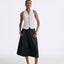LT26039 Cropped Pants with Belt