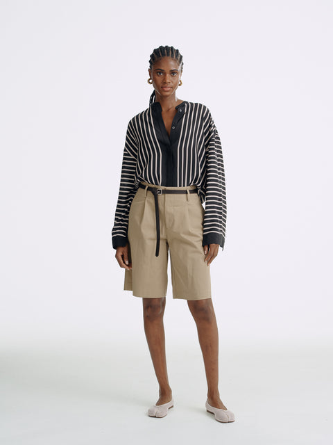 LT26060 Silk Striped Shirt