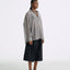 Sol Semi-Sheer Tencel Overshirt Sliver Gray (Pre Order 4 weeks)