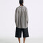 Sol Semi-Sheer Tencel Overshirt Sliver Gray (Pre Order 4 weeks)