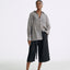 Sol Semi-Sheer Tencel Overshirt Sliver Gray (Pre Order 4 weeks)