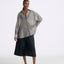 Sol Semi-Sheer Tencel Overshirt Sliver Gray (Pre Order 4 weeks)