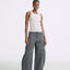 LT26021 Denim Cargo Pants