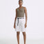 LT26036 Shorts with Belt White
