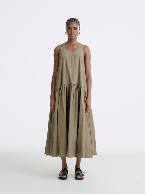 CZ25064 Waves Cotton Maxi Dress