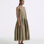 CZ25064 Waves Cotton Maxi Dress