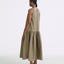 CZ25064 Waves Cotton Maxi Dress
