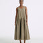 CZ25064 Waves Cotton Maxi Dress