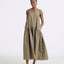 CZ25064 Waves Cotton Maxi Dress