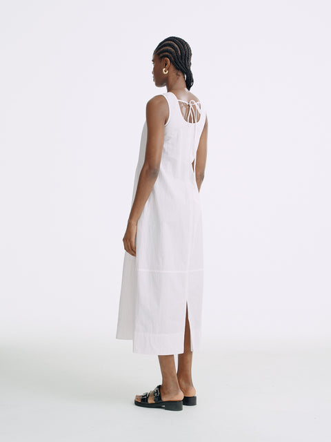 LT26058 Sleeveless Dress with Back Tie