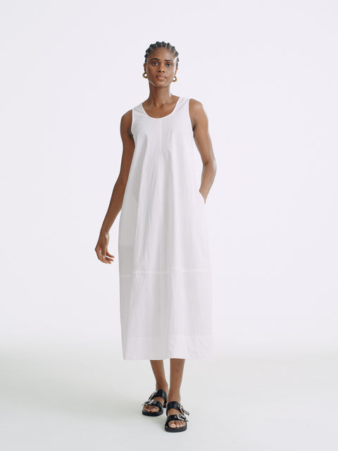 LT26058 Sleeveless Dress with Back Tie