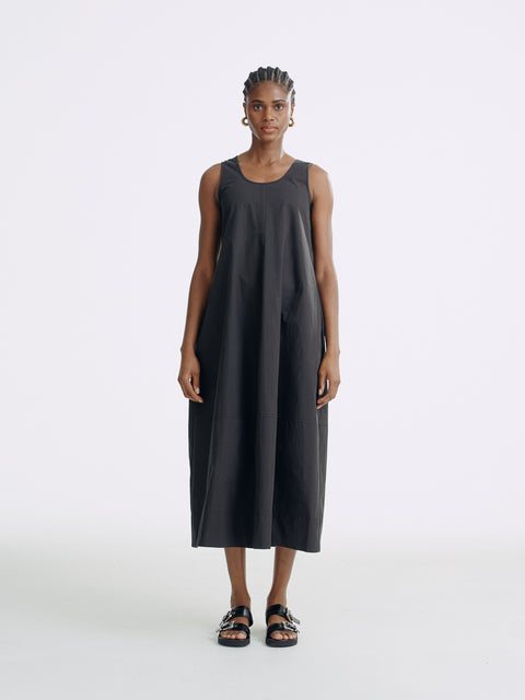 LT26058 Sleeveless Dress with Back Tie