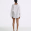 LT26081 Ethereal Cotton Ramie V-Neck Blouse