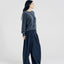 Blake Brushed Wool-Cashmere Sweater Charcoal