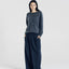 Blake Brushed Wool-Cashmere Sweater Charcoal