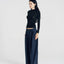 Fine Merino-Wool Fitted Sweater Black