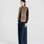 Teddy Wool Vest Brown