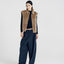 Teddy Wool Vest Brown
