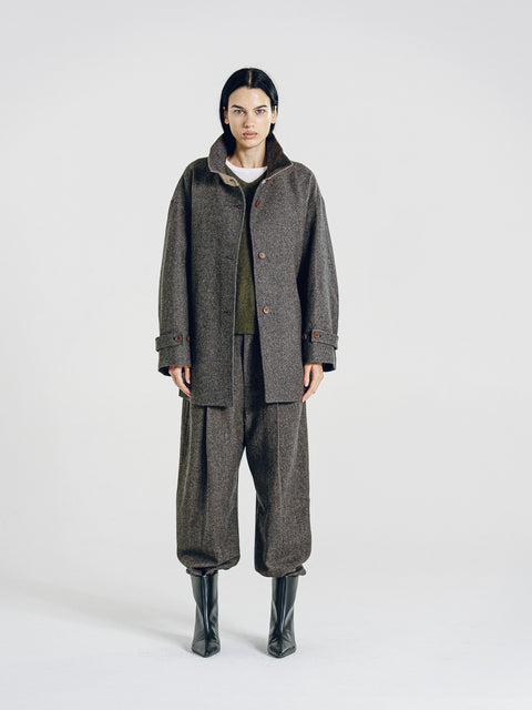August Wool Belted Coat