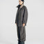 August Structured Wool Trousers Dark Brown