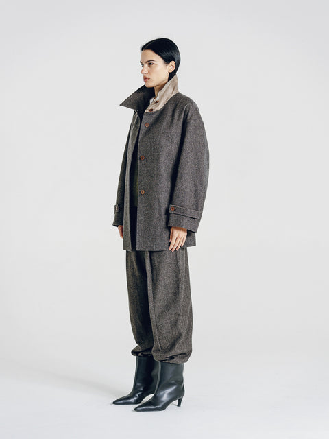 August Wool Belted Coat