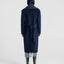 Mora Alpaca Wool Coat and Vest Set Navy