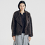 Brushed Wool-Cashmere Peacoat Graphite