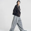 Brushed Wool-Cashmere Peacoat Graphite
