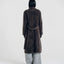 Brushed Wool-Cashmere Double-Breasted Coat Graphite