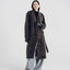 Brushed Wool-Cashmere Double-Breasted Coat Graphite