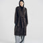 Brushed Wool-Cashmere Double-Breasted Coat Graphite