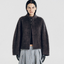 Brushed Wool-Cashmere Jacket Charcoal